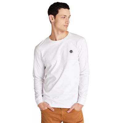 Timberland T-shirt À Logo Arbre Pour Homme En Blanc Blanc, Taille 3XL