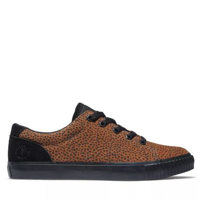 Timberland Basket En Cuir Skyla Bay Pour Femme En Imprimé Animal Noir