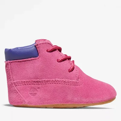 Timberland Ensemble Chausson Et Bonnet Pour Bébé En Rose Rose Enfant, Taille 16