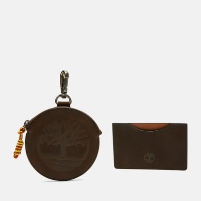 Timberland Coffret Cadeau Porte-cartes Et Porte-monnaie En Marron Marron, Taille TAILLE UNIQUE