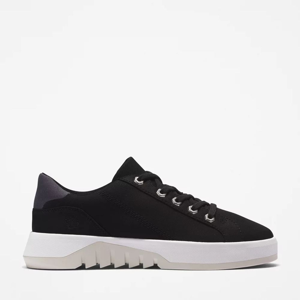 Timberland Basket En Toile Supaway Pour Femme En Noir Noir