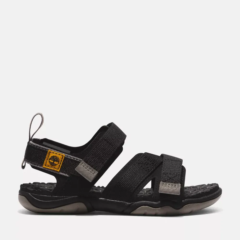 Timberland Sandale À Bride Arrière Adventure Seeker Pour Enfant En Noir Noir