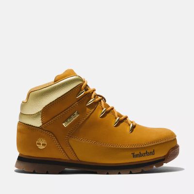 Timberland Chaussure De Randonnée Euro Sprint Junior En Jaune/or Marron Clair Enfant