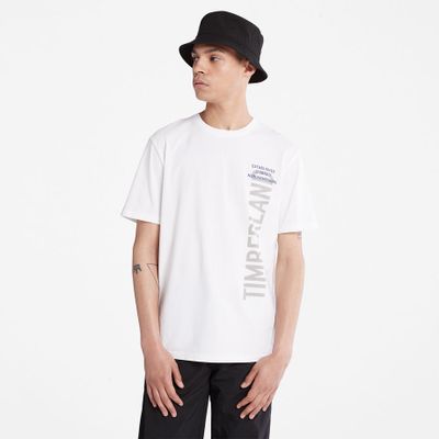 Timberland T-shirt À Logo Latéral Pour Homme En Blanc Blanc, Taille S