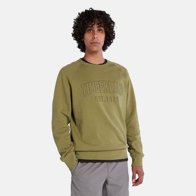 Timberland Sweat-shirt Moderne À Logo Délavé Pour Homme En Vert Vert