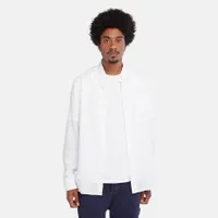 Timberland Chemise En Lin Avec Poche Pour Homme En Blanc Blanc