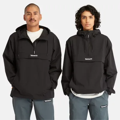 Timberland Veste Coupe-vent Semi-zippée Unisexe En Noir Noir