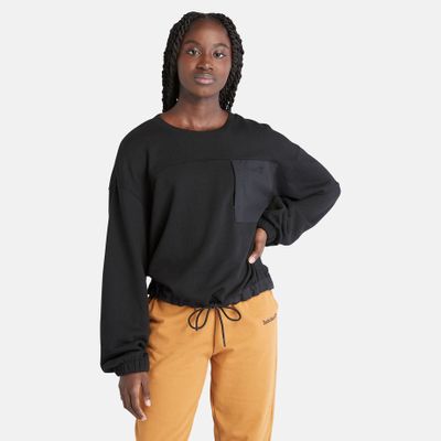 Timberland Sweat-shirt À Col Rond Bold Beginnings Pour Femme En Noir Noir