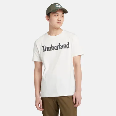 Timberland T-shirt Camouflage Avec Logo Pour Homme En Blanc Blanc