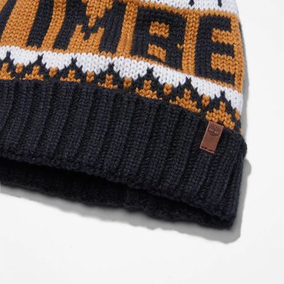 TIMBERLAND | Knit-In Logo Cuffed Beanie
