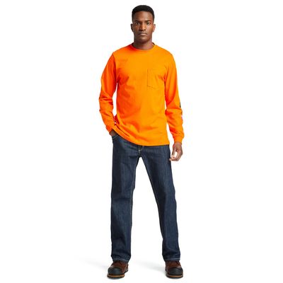 TIMBERLAND | Men's Timberland PRO® Cotton Core Flame-Resistant Long-Sleeve T-Shirt