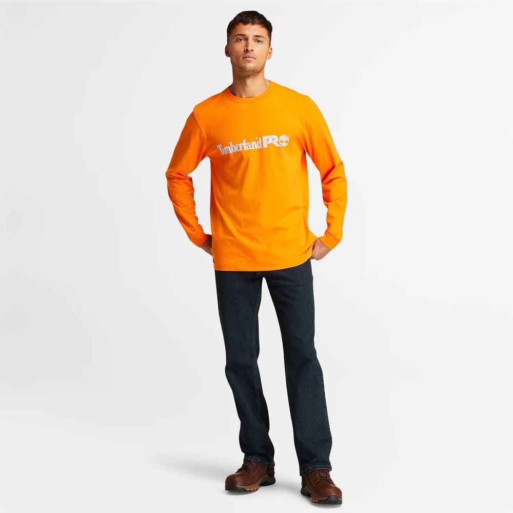 Timberland | Men's PRO® Base Plate Long-Sleeve Graphic T-Shirt