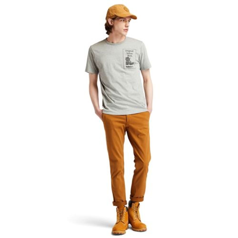 TIMBERLAND | Men's Yellow Boot Short-Sleeve T-Shirt