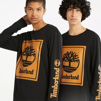 TIMBERLAND | Long-Sleeve Logo T-Shirt