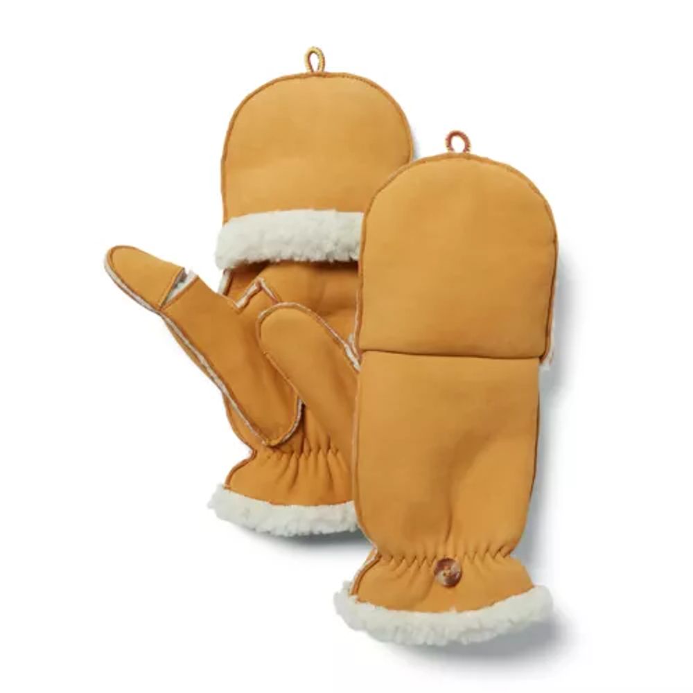 TIMBERLAND | Women's Fleece-Lined Leather Mittens