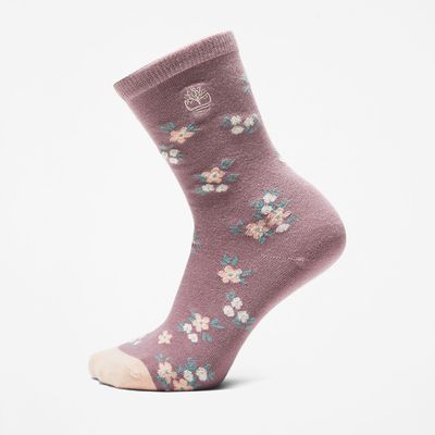 TIMBERLAND | Women's Mini Floral Crew Socks