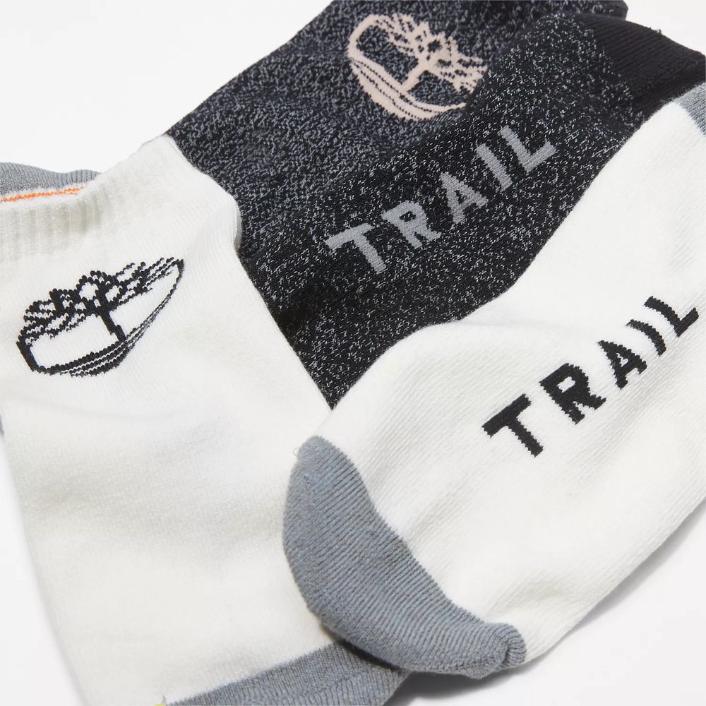 TIMBERLAND | Mens 2-Pack Trail Half-Cushioned No-Show Socks