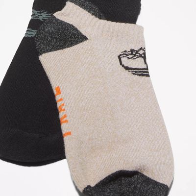 TIMBERLAND | Men's 2-Pack Half-Cushioned No-Show Trail Socks