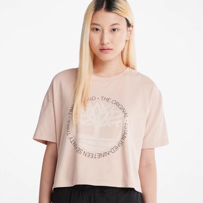 TIMBERLAND | Women's Cropped Logo T-Shirt