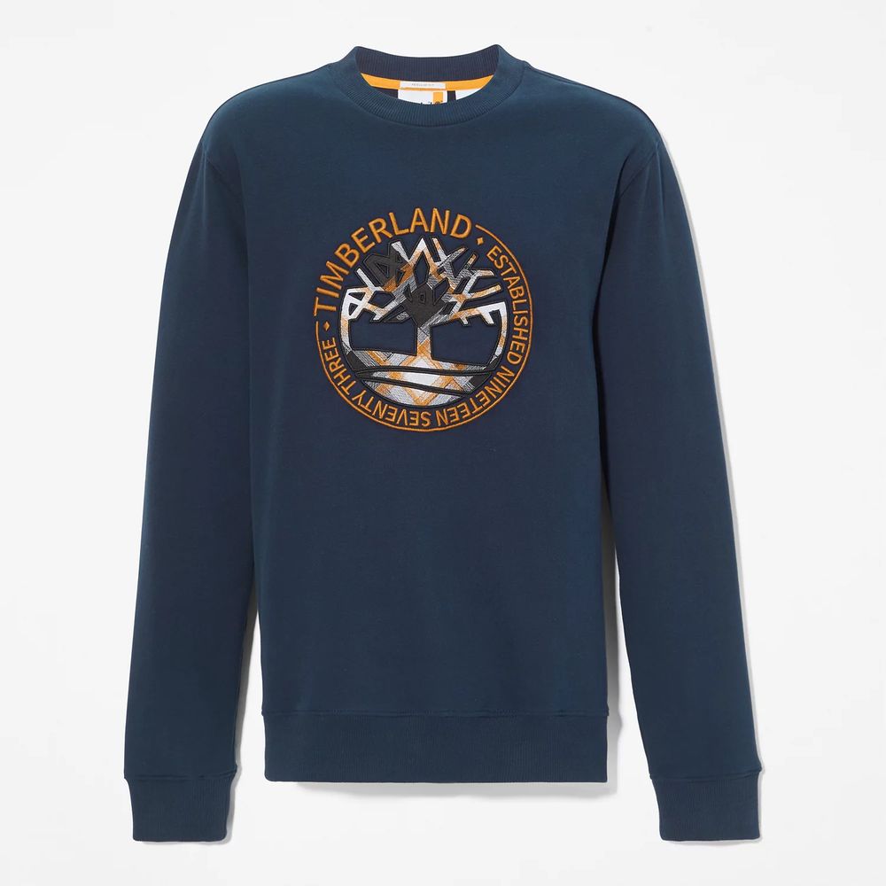 TIMBERLAND | Men's Little Cold River Boucle Crewneck Sweatshirt