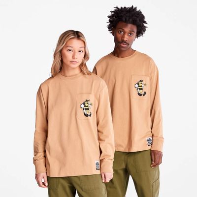 Timberland | Bee Line x Back-Graphic Long-Sleeve T-Shirt