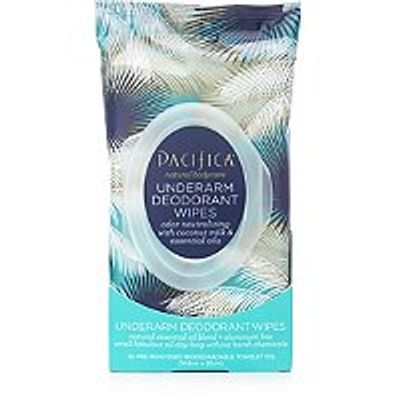 Pacifica Underarm Deodorant Wipes with Coconut Milk & Essential Oils