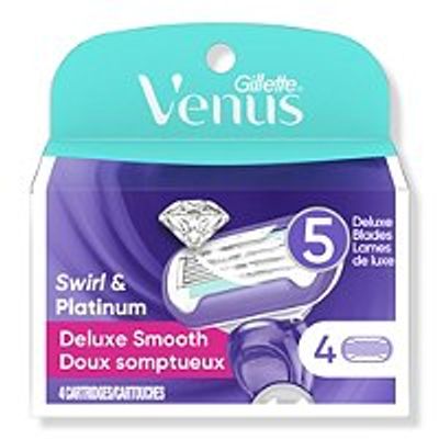 Gillette Venus Deluxe Smooth Swirl Women's Razor Blade Refills