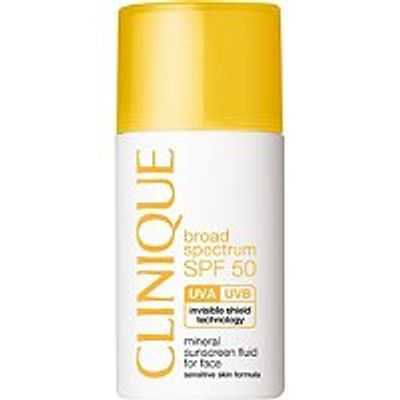 Clinique Broad Spectrum SPF 50 Mineral Sunscreen Fluid For Face