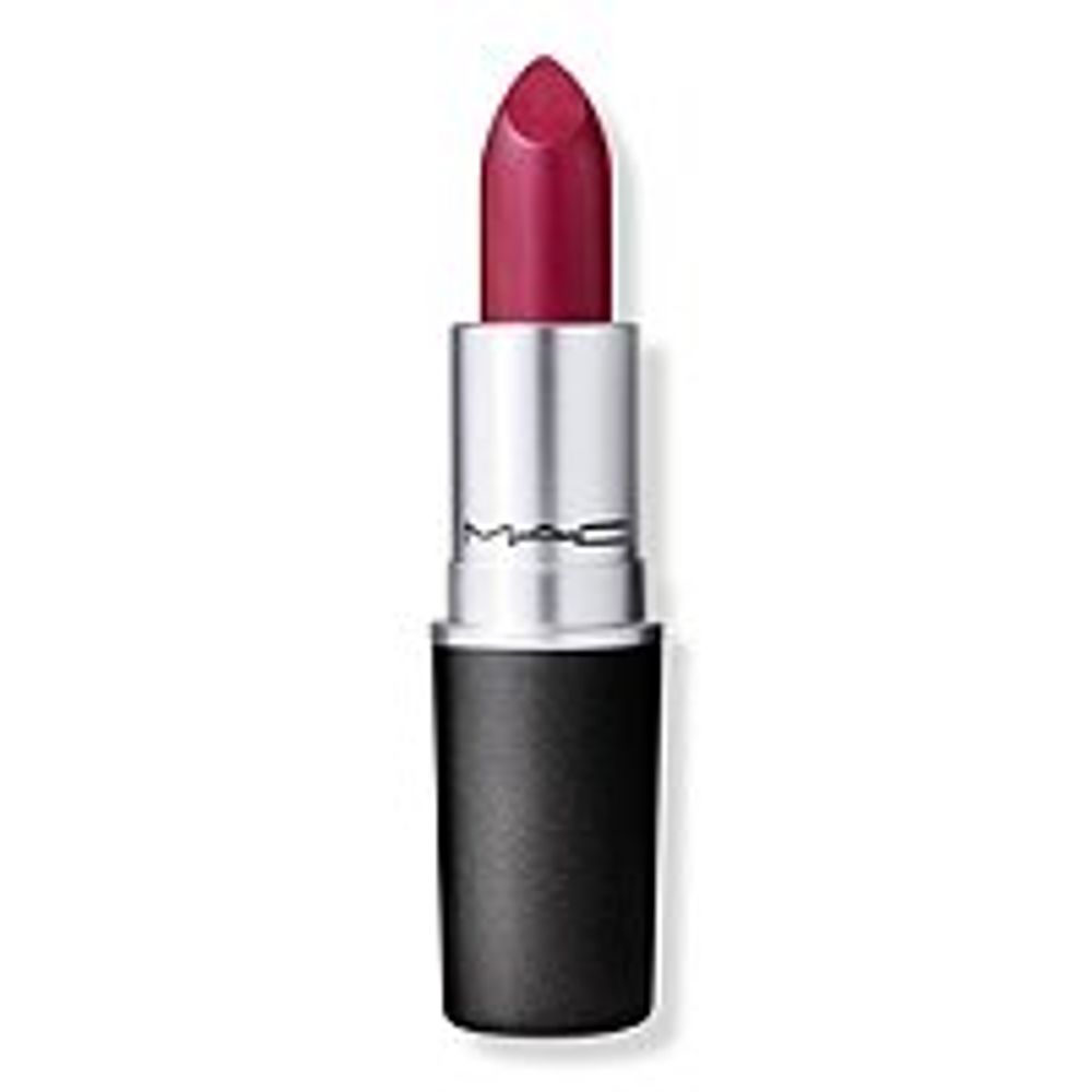 MAC Lipstick Shine - New York Apple (muted red w/ pink shimmer - frost)