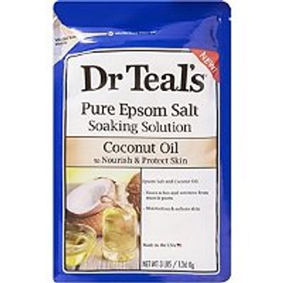 Dr Teal's Pure Epsom Salt Soaking Solution with Coconut Oil