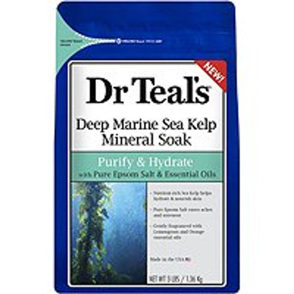 Dr Teal's Deep Marine Sea Kelp Mineral Soak Purify & Hydrate.