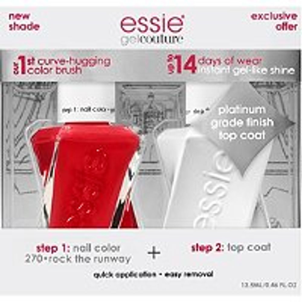 Essie Gel Couture Longwear Nail Polish and Top Coat Kit