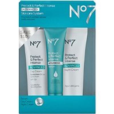 No7 Travel Size Protect & Perfect Intense Advanced Anti-Ageing Skincare System