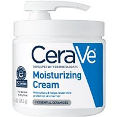 CeraVe Moisturizing Cream With Pump for Normal to Dry Skin with Ceramides