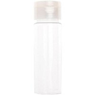 Miamica Clear Cylinder Travel Bottle with Flip Top Closure