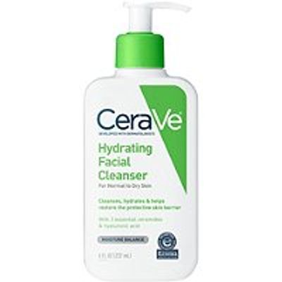 CeraVe Hydrating Facial Cleanser with Ceramides and Hyaluronic Acid