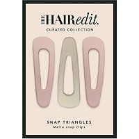 The Hair Edit Pastel Snap Triangles