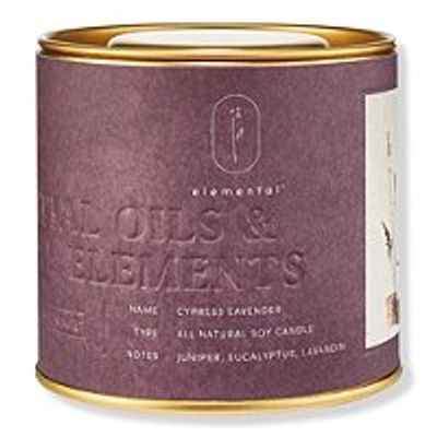 ILLUME Cypress Lavender Natural Tin Candle
