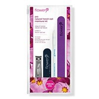 Flowery Pro Natural French Nail Manicure Kit