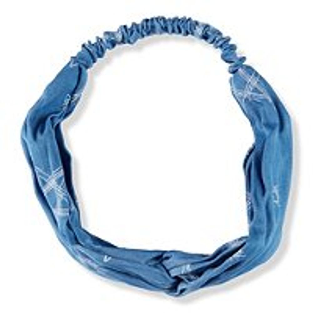 Scunci Blue Denim Headwrap