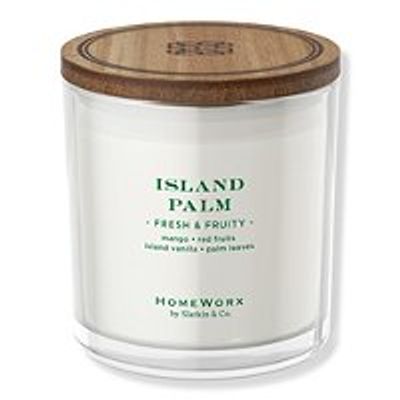 HomeWorx Island Palm 3 Wick Candle