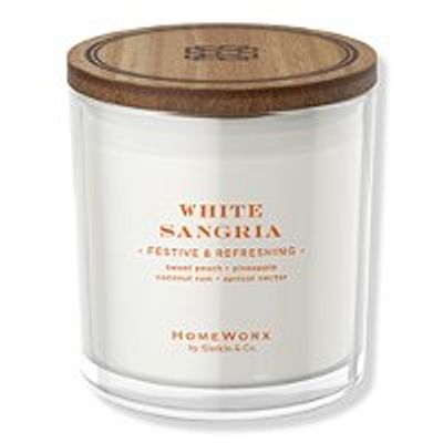 HomeWorx White Sangria 3 Wick Candle