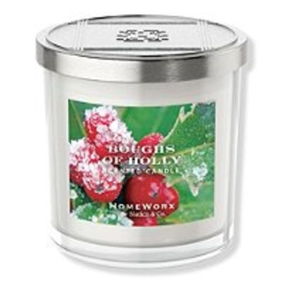 HomeWorx Boughs Of Holly 3-Wick Scented Candle