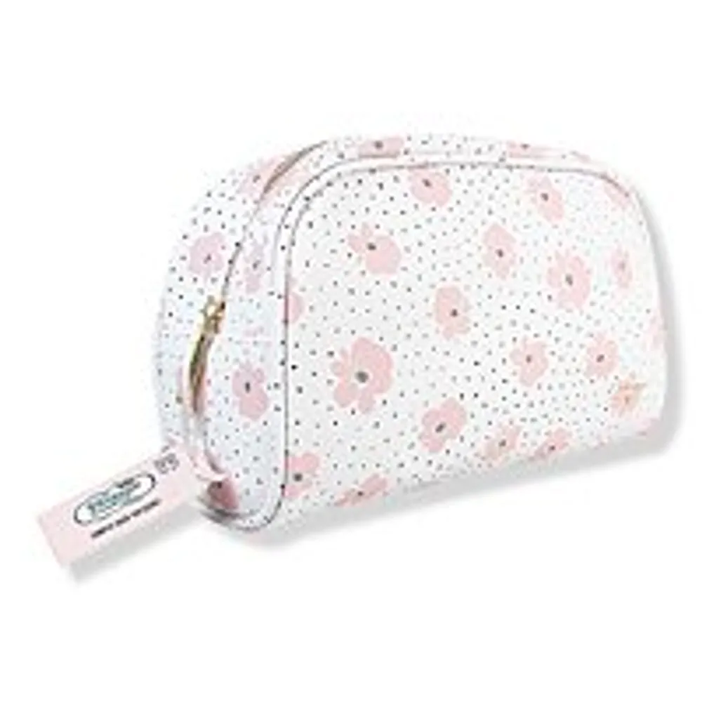 Ulta The Vintage Cosmetic Company Floral Faux Leather Make-Up Bag