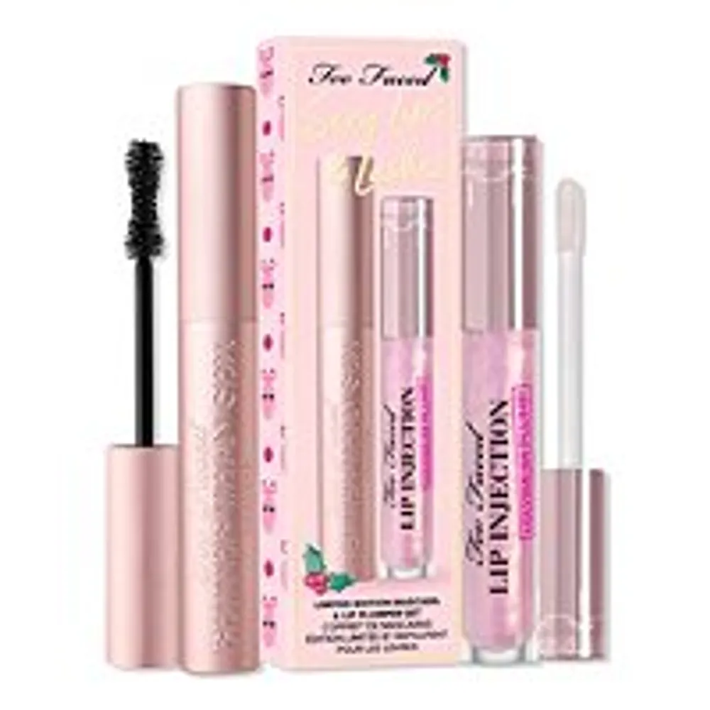 Lashes & Lips To Go: Travel Size Mascara & Lip Plumper Duo