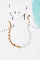 Alona Kamari Moonstone & Chain Necklace