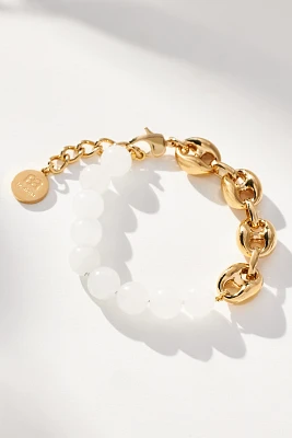 Alona Kamari Moonstone & Chain Bracelet