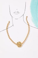 Alona Iris Shell Pendant Necklace