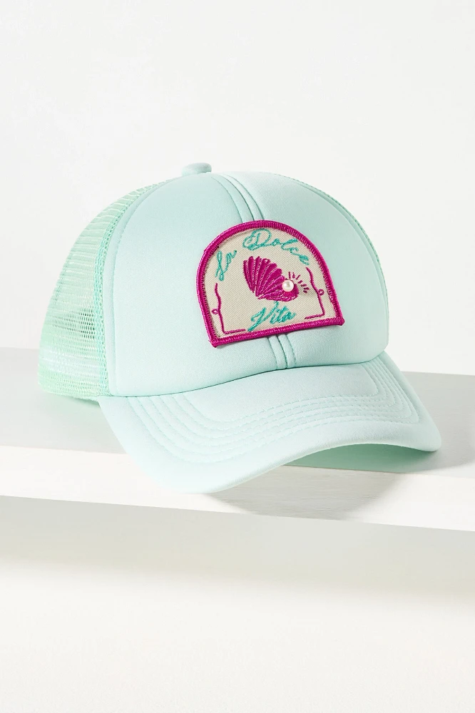 By Anthropologie Embellished Trucker Hat