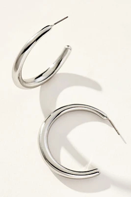 Sleek Thin Hoop Earrings